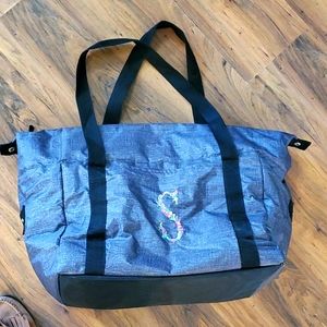 S thirty one tote large waterproof lined monogram s bag 31